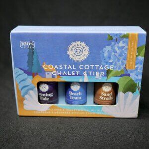 NEW Woolzies COASTAL COTTAGE Beach 100% Pure Essential Oil Blends 3 Pack 10ml